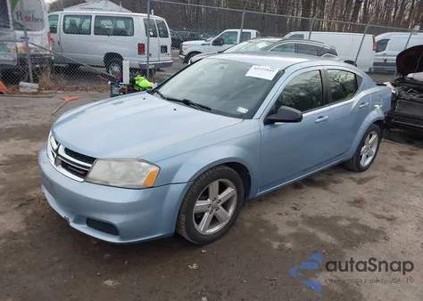 2013 Dodge Avenger Se from USA, damaged, VIN 1C3CDZAB8DN662248